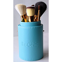 Sei schick! Blue Perfect 7er-Set Kosmetikpinsel mit Synthetik-, Ziegen- und Ponyborsten, Kosmetikset