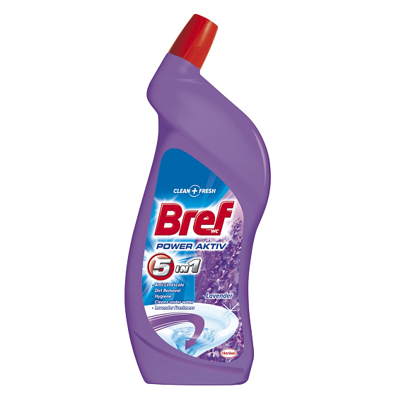 Bref Lavender 5 in 1 Toilettengelreiniger 750 ml
