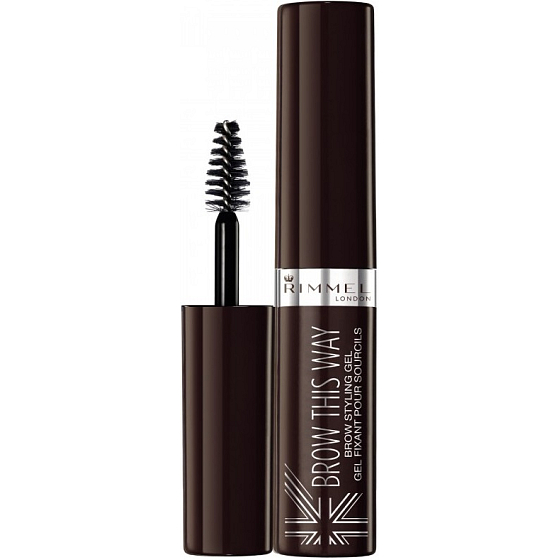 Rimmel London Brow This Way Braun Styling Augenbrauengel Mascara 003 Dunkelbraun 5 ml