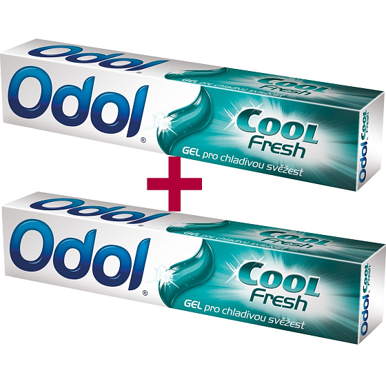Odol Cool Fresh Gel Zahnpasta 2 x 75 ml, Duopack