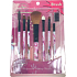 Jiajun Professional Makeup Brushes Kosmetikpinsel-Set Weiß-Rosa 7 Stück 562