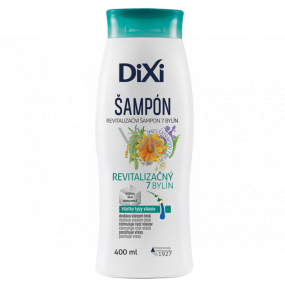 Dixi 7 Herbs Revitalisierendes Shampoo für das Haarwachstum 400 ml