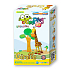 Springender Ton Savana - Giraffe selbsttrocknender Modelliermasse 56 g + Papiermodell + Plastik-Make-up 5+