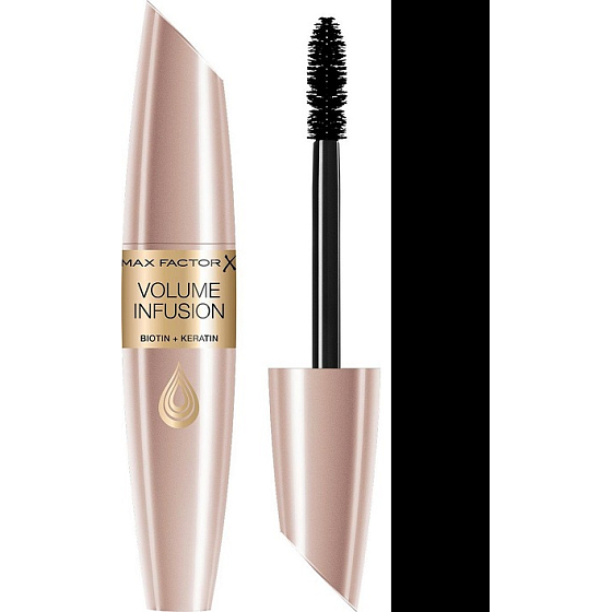 Max Factor Volume Infusion Biotin + Keratin Mascara für Volumen und Verlängerung 001 Schwarz 13,1 ml