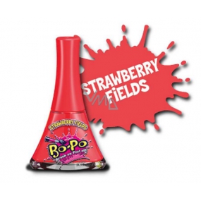 Bo-Po Peeling Nagellack rot mit dem Duft von Strawberry Fields für Kinder 5,5 ml
