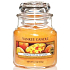 Yankee Candle Mango Pfirsichsalsa - Mango und Pfirsichsalsa Duftkerze Classic Small Glass 104 g