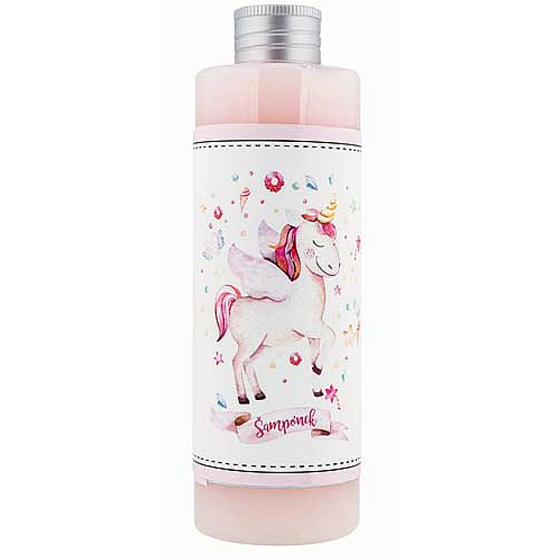 Bohemia Gifts Unicorn Extrakt aus Hagebutten und Rosenblüten Haarshampoo für Kinder 250 ml