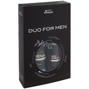 Alpa Windsor Duo für Männer Rasierschaum für Männer 200 ml + Deodorant Spray für Männer 150 ml, Kosmetikset