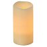 Emos LED Kerze beleuchtet Bernstein, 7,5 x 15 cm