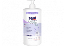 Seni Care 3in1 Waschcreme für den Körper ohne Abspülen pH 5,5, 3% Urea 1000 ml Spender