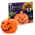 Rappa Halloween Kürbis Deko mit Sound- und Lichteffekt 10 cm
