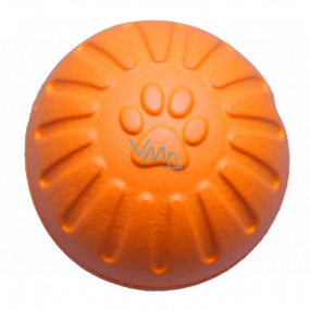 B&F Schaumstoff Interaktiver Ball für Hunde klein orange 7 cm