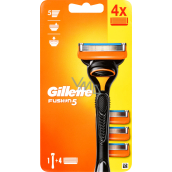 Gillette Fusion5 Rasierer + Ersatzköpfe 4 Stück, für Männer