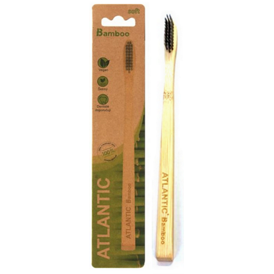 Atlantic Bamboo weiche Zahnbürste aus Bambus 1 Stück