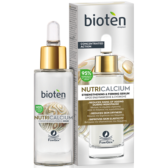 Bioten Nutri Calcium Gesichtsserum für straffe und elastische Haut 30 ml