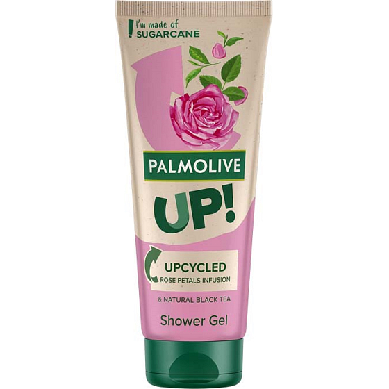 Palmolive UP! Rosenblüten & Natürlicher Schwarzer Tee - Rose & Schwarzer Tee Duschgel 200 ml