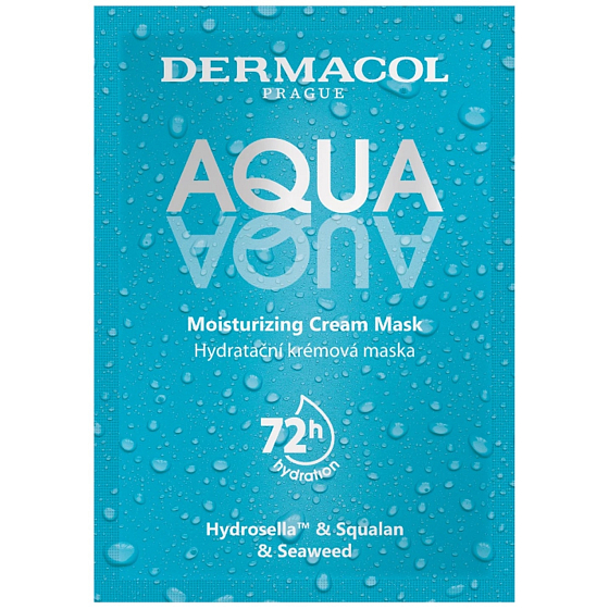 Dermacol Aqua Feuchtigkeitsspendende Creme-Maske 2 x 8 ml