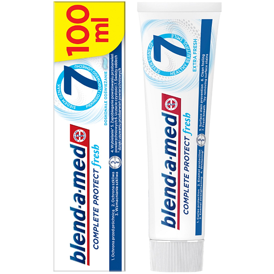 Blend-a-med Complete 7 Protect Fresh Zahnpasta mit 7 Zeichen eines gesunden und schönen Lächelns 100 ml