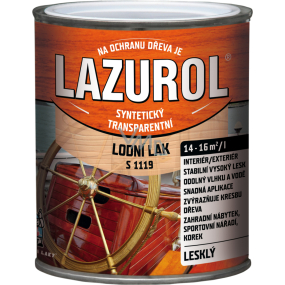 Lazurol S1119 Bootslack klar, glänzend 750 ml