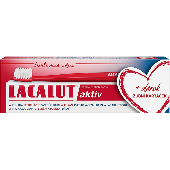 Lacalut Aktiv Zahnpasta + Zahnbürste, 75 ml