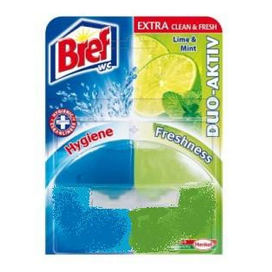 Bref Duo Aktiv Extra Clean & Frische Limette und Minze WC Gel 60 ml nachfüllen