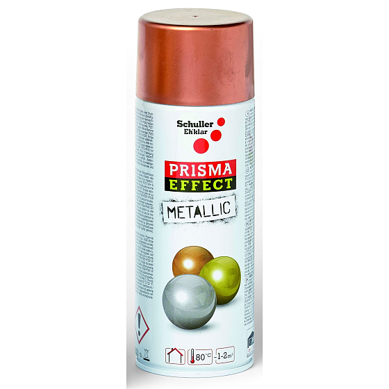 Schuller Eh klar Prisma Color Metallic Effect Acrylspray 91047 Metallic Kupfer 400 ml