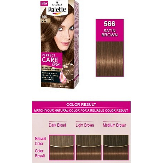 Schwarzkopf Palette Perfect Color Care Haarfarbe 566 Brauner Satin