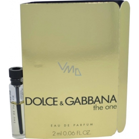 Dolce & Gabbana The One Female parfümiertes Wasser für Frauen 2 ml, Fläschchen