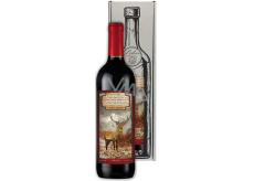 Böhmen Geschenke Merlot Jagdwein Viel Glück bei der Jagd auf roten Geschenkwein 750 ml