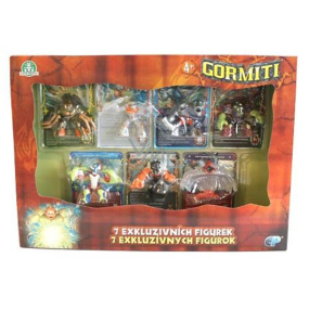 Gormiti Mythos Set mit exklusiven Figuren 7 Stück verschiedene Typen, empfohlen ab 4 Jahren