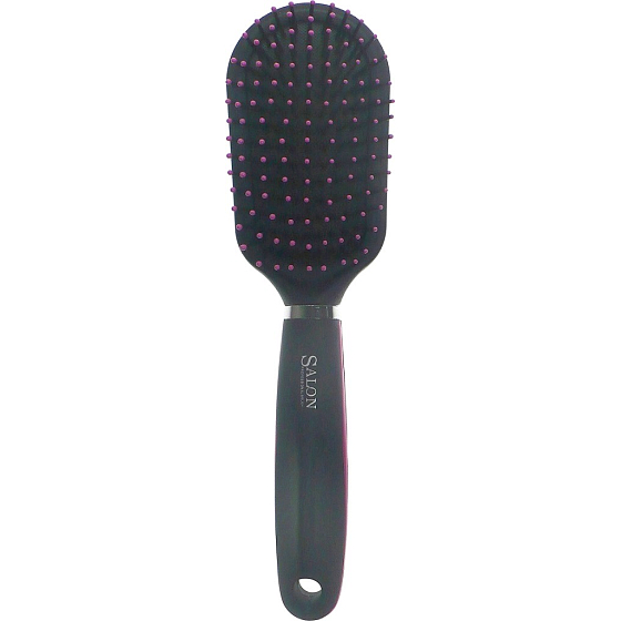 Salon Professional Brush Haarbürste groß oval schwarz-pink 24 cm 40270