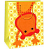 Ditipo Geschenk Papiertüte 26,4 x 13,7 x 32,4 cm gelber Affe AB
