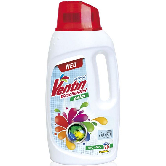 Ventin Color 2in1 Waschgel für farbige Wäsche 20 Dosen à 1,4 l