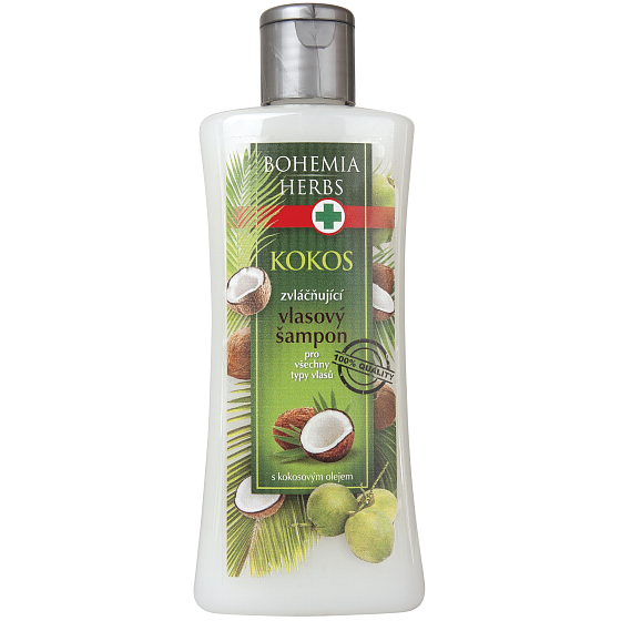 Bohemia Gifts Kokoshaarshampoo mit Kokosnuss und Olivenöl 250 ml