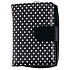 Albi Original Design Brieftasche Schwarz mit Tupfen 9 x 13 cm