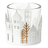 Yankee Candle Winter Village Kerzenhalter auf einer Votivduftkerze