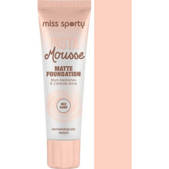 Miss Sports Insta Mousse Foundation Stiftung 002 Sand 30 ml