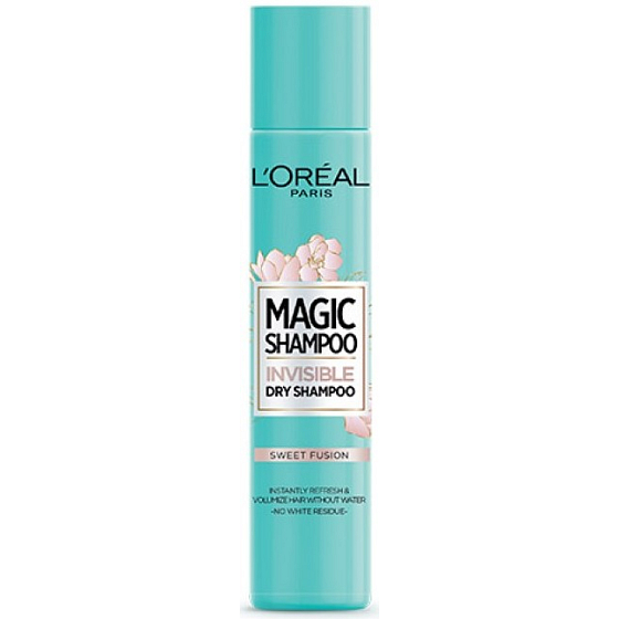 Loreal Paris Magic Sweet Fusion Trockenshampoo für Volumen, das keine weißen Rückstände hinterlässt 200 ml