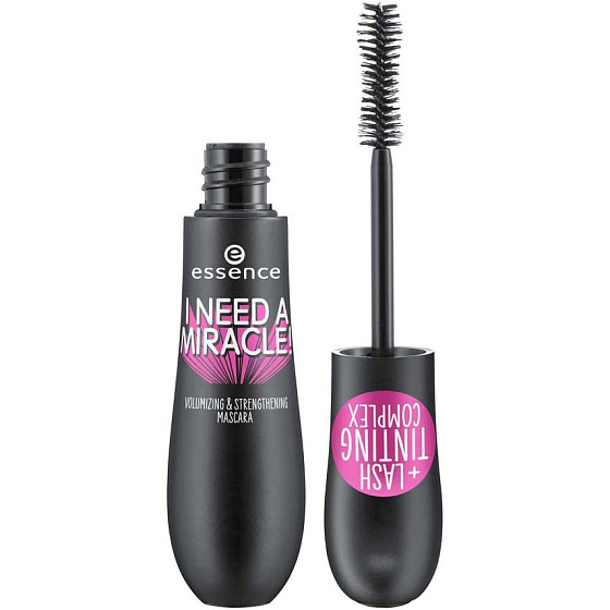 Essenz Ich brauche ein Wunder! Volumizing & Strengthing Mascara 01 Schwarz 16 ml
