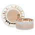 Yankee Candle Winterscape kleiner Schatten + kleiner Teller für kleine Kerze Klassischer Schatten 7 x 9 cm (Schatten) 12 x 12 cm (Teller)