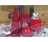 Lima Artic Candle Rote Pyramide 75 x 250 mm 1 Stück