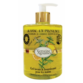Jeanne en Provence Verveine Agrumes - Handwaschgelspender für Eisenkraut und Zitrusfrüchte 500 ml