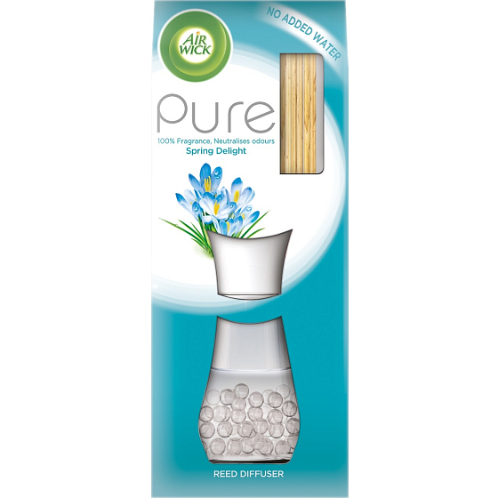 Air Wick Reed Diffuser Pure Spring Delight - Frische Brise Duftstäbchen Lufterfrischer 25 ml