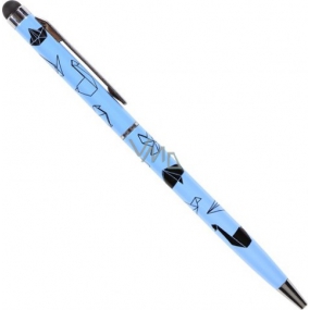 Albi Kugelschreiber mit Origami-Stift auf Blau