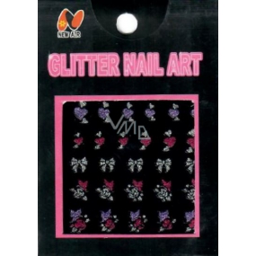 Absolute Cosmetics Nail Art selbstklebende Nagelaufkleber 10100 GNA-1 1 Blatt