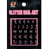 Absolute Cosmetics Nail Art selbstklebende Nagelaufkleber 10100 GNA-1 1 Blatt