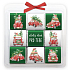 Nekupto Chocolate Christmas Puzzle, Autos 9 x 5 g, 11 x 11,5 x 0,7 cm