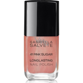 Gabriella Salvete Longlasting Emaille lang anhaltender hochglänzender Nagellack 41 Pink Sugar 11 ml