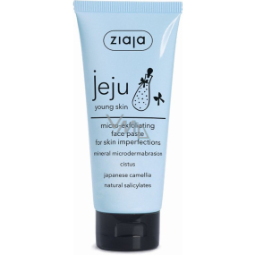 Ziaja Jeju Micro-Exfoliating Blackhead Paste mit entzündungshemmenden und antibakteriellen Eigenschaften 75 ml
