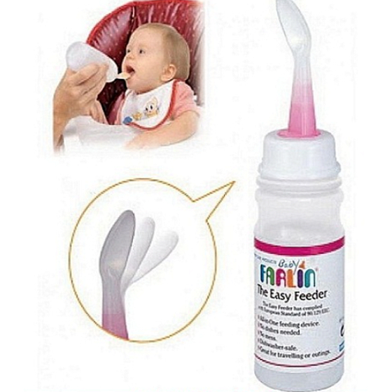 Baby Farlin Babyflasche mit einem Löffel von 180 ml